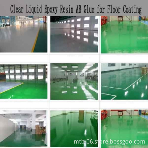 Brush Application Method and Liquid Coating State clear acrylic resin